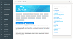 Desktop Screenshot of laulud.ee