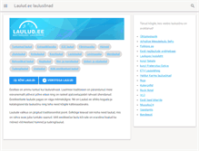 Tablet Screenshot of laulud.ee